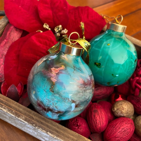 Hand Crafted Other - 🎄HP🎄Original Hand-Painted Porcelain Ornaments